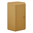 Kade Faceted Semi-Gloss Side Table in Mustard