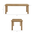 Alvia 9-Piece Oak Wood Extendable Dining Table and Chairs Set in Weathered Oak
