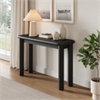 Alvia Wood Console Table in Black