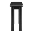 Alvia Wood Console Table in Black