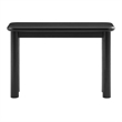 Alvia Wood Console Table in Black