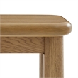 Alvia Oak Wood Console Table in Weathered Oak