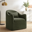 Bardot Slipcovered Linen Blend Accent Chair in Sage