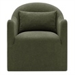 Bardot Slipcovered Linen Blend Accent Chair in Sage