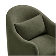 Bardot Slipcovered Linen Blend Accent Chair in Sage