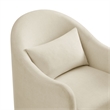 Bardot Slipcovered Linen Blend Accent Chair in Linen