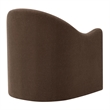 Bardot Slipcovered Linen Blend Accent Chair in Cocoa