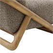 Vander Textured Fabric Accent Chair in Chestnut Earth