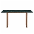 Amistad 60 Inch Marble Dining Table in Walnut Green Marble
