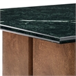 Amistad Marble Coffee Table in Walnut Green Marble