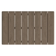 Eleni 41-Inch Outdoor Teak Wood Coffee Table in Weathered Gray Teak