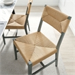 Bodie Wood Dining Chair Set of 2 in Light Gray Natural
