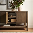 Taschen 4-Door Wood Sideboard Cabinet in Walnut Brown
