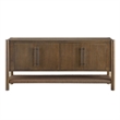 Taschen 4-Door Wood Sideboard Cabinet in Walnut Brown