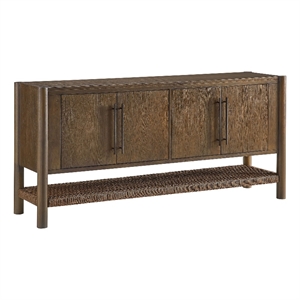 Taschen 4-Door Wood Sideboard Cabinet in Walnut Brown