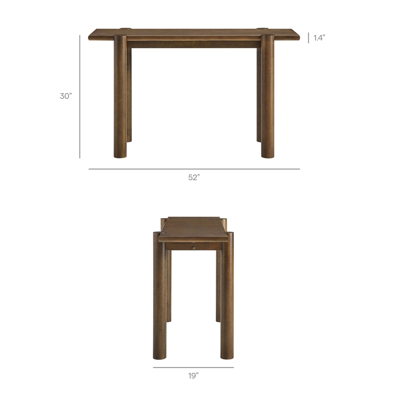 Taschen Console Table in Walnut