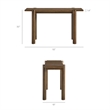 Taschen Console Table in Walnut