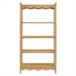 Darcy 4-Tier Open Bookcase in Oak