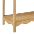 Darcy 4-Tier Open Bookcase in Oak