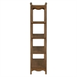 Darcy 4-Tier Open Bookcase in Walnut
