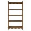 Darcy 4-Tier Open Bookcase in Walnut