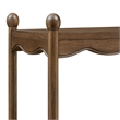 Darcy 4-Tier Open Bookcase in Walnut
