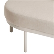 Modway Porta Left-Arm Facing Outdoor Aluminum Modular Piece in Khaki Stone