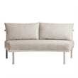 Modway Porta Armless Outdoor Aluminum Modular Piece in Khaki Stone