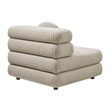 Modway Jubilee Upholstered Modular Armless Chair in Linen
