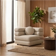 Modway Jubilee Upholstered Modular Corner Chair in Linen