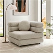 Modway Jubilee Upholstered Modular Corner Chair in Linen