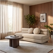 Jubilee Upholstered Modular Armless Loveseat in Linen