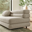 Jubilee Upholstered Modular Armless Loveseat in Linen