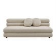 Jubilee Upholstered Modular Armless Loveseat in Linen