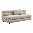 Jubilee Upholstered Modular Armless Loveseat in Linen