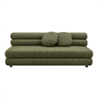 Jubilee Upholstered Modular Armless Loveseat in Olive