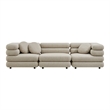 Jubilee 3-Piece Upholstered 3-Piece Modular Sofa Set in Linen