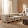 Jubilee 3-Piece Upholstered 3-Piece Modular Sofa Set in Linen