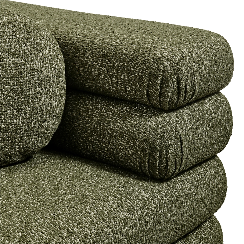 Jubilee 3-Piece Upholstered 3-Piece Modular Sofa Set in Olive