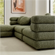 Jubilee 4-Piece Upholstered Modular Sofa Set in Olive