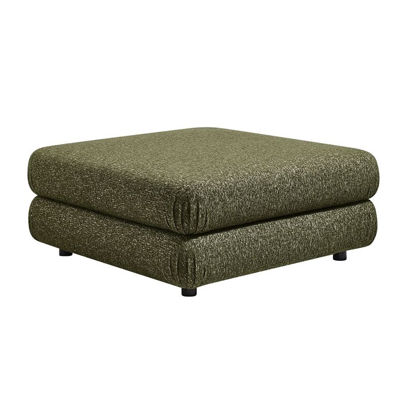 Jubilee 4-Piece Upholstered Modular Sofa Set in Olive