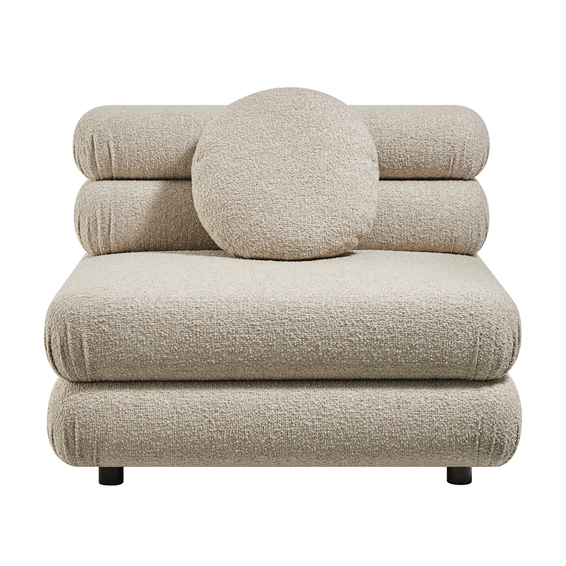 Jubilee 5-Piece Upholstered Modular L-Shaped Sofa Set in Linen