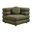 Jubilee 5-Piece Upholstered Modular L-Shaped Sofa Set in Olive