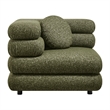 Jubilee 5-Piece Upholstered Modular L-Shaped Sofa Set in Olive