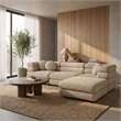Jubilee 4-Piece Upholstered Modular Sofa Set in Linen