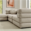 Jubilee 4-Piece Upholstered Modular Sofa Set in Linen