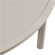 Modway Porta 2 Piece Nesting Outdoor Aluminum Coffee Table Set in Khaki Stone