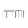 Modway Porta 5 Piece Outdoor Aluminum Modular Sofa Set in Khaki Stone