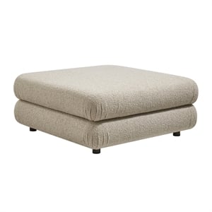 Modway Jubilee Upholstered Ottoman in Linen