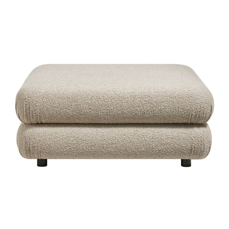 Modway Jubilee Upholstered Ottoman in Linen